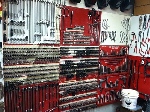East Side of Tool Storage Room